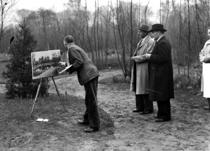 Opening tentoonstelling op Keukenhof te Lisse door Minister S. L. Mansholt, Bestanddeelnr 903-8783