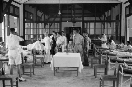 Opening Militair Hospitaal mevrouw Mansoer, echtgenote van de Wali Negara, Bestanddeelnr 1601-11-2
