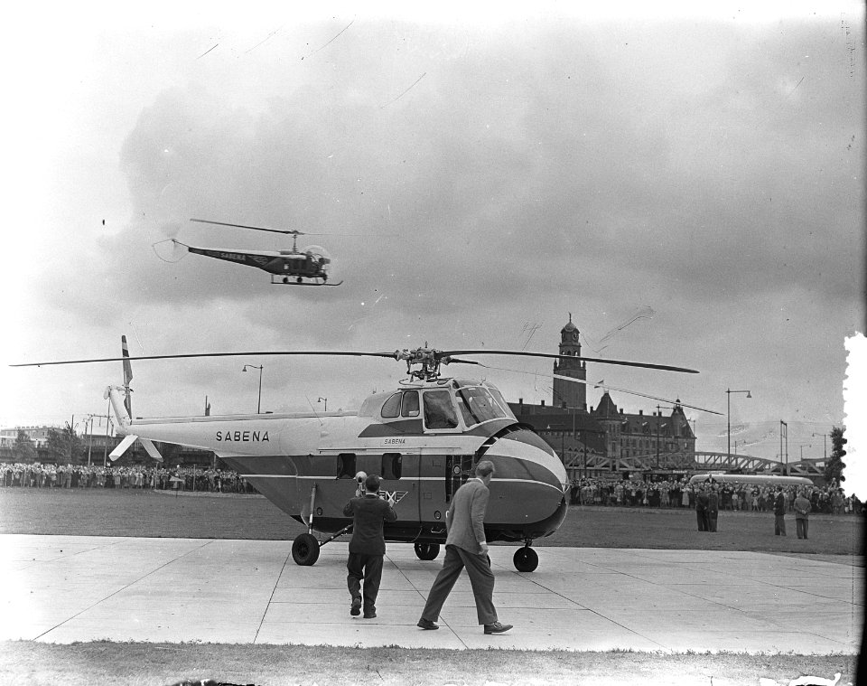 Opening Helicopterdienst Rotterdam-Brussel, Bestanddeelnr 905-8631