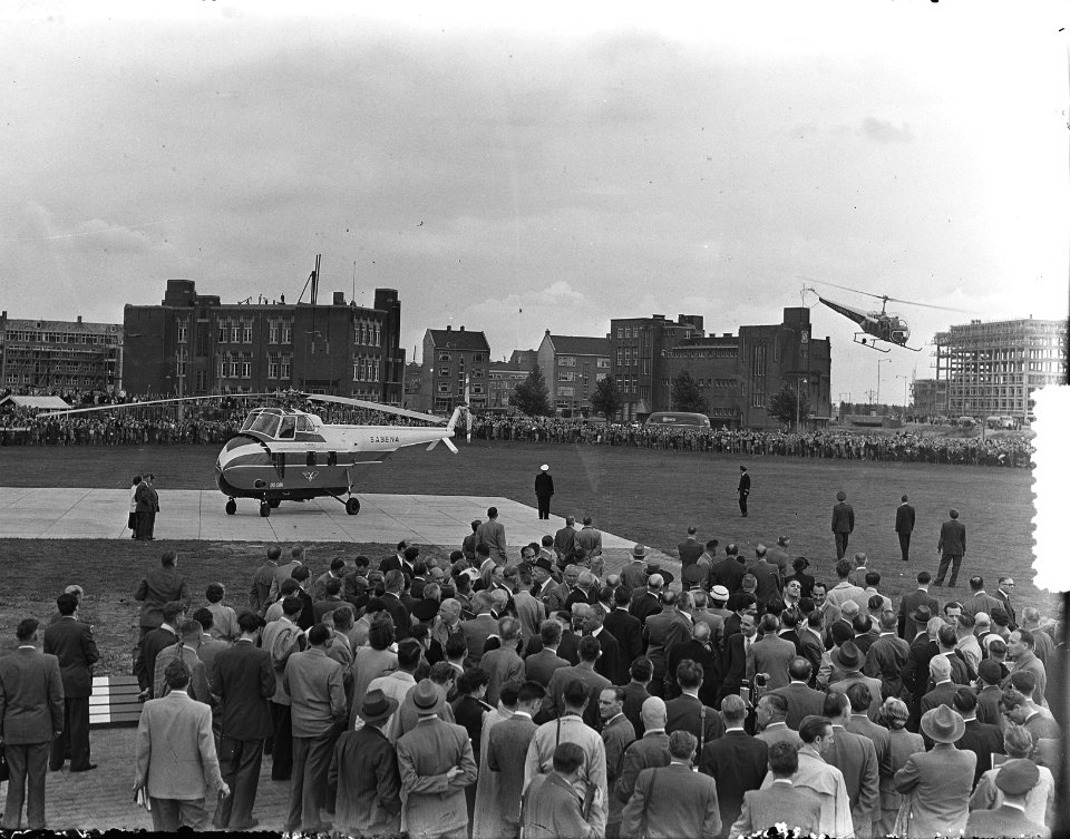 Opening Helicopterdienst Rotterdam-Brussel, Bestanddeelnr 905-8627