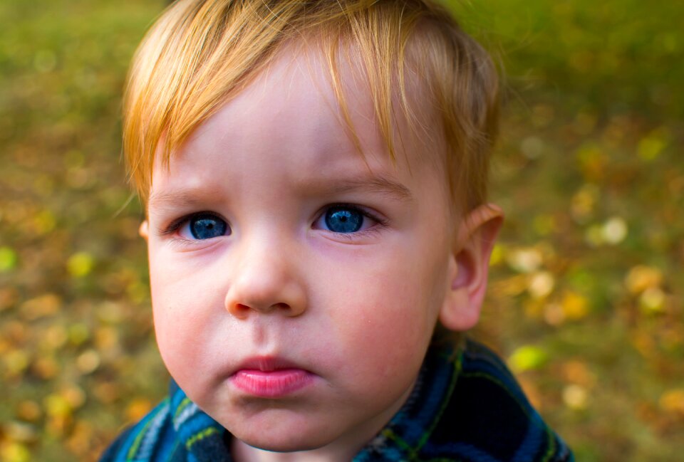 Blue eyes cute blonde