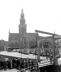 Opening jubileafeesten Alkmaar massa maaltijd, Bestanddeelnr 906-6037