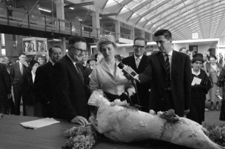 Opening Huishoudbeurs in de nieuwe RAI te Amsterdam door Minister Klompé Rondga, Bestanddeelnr 912-2327