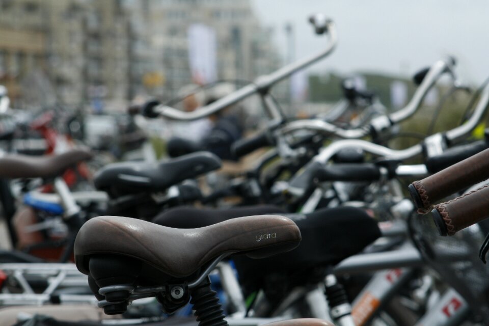 Wheel turned off bicycles