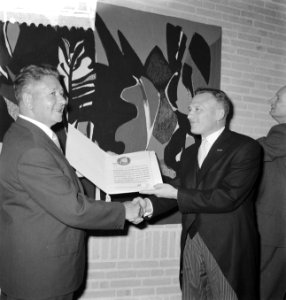 Opening tentoonstelling Spijs en Draak in Den Haag, Bestanddeelnr 912-9079