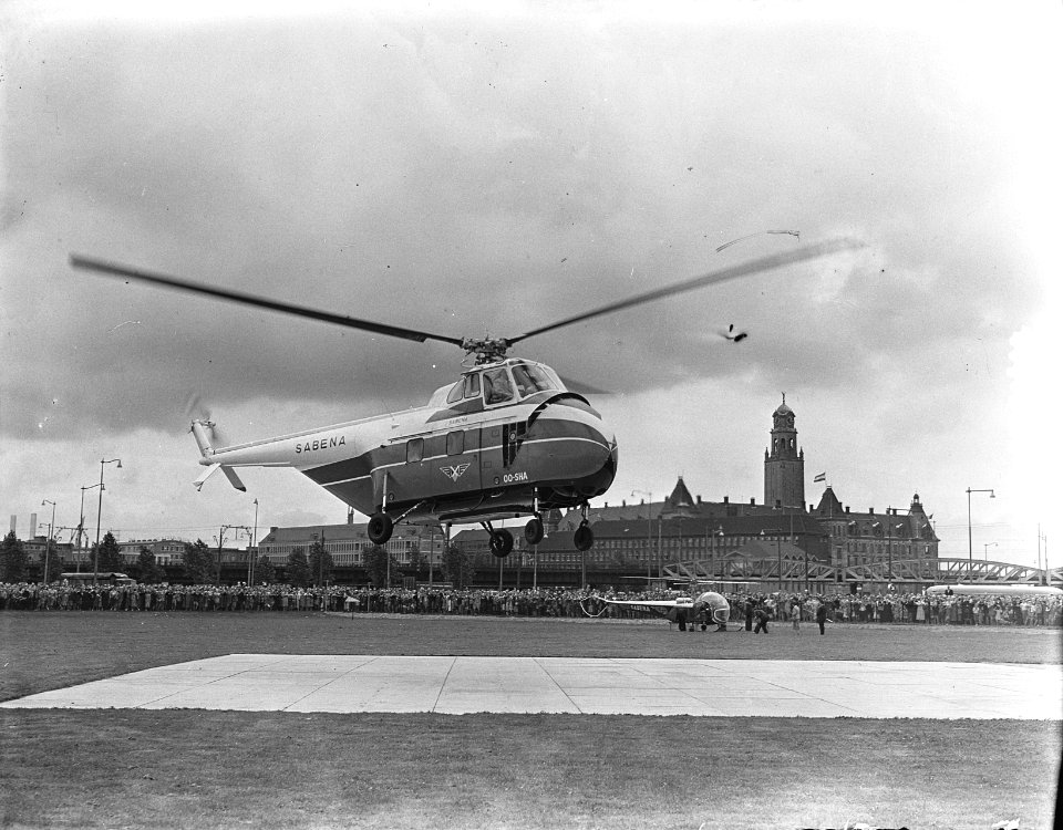 Opening Helicopterdienst Rotterdam-Brussel, Bestanddeelnr 905-8628