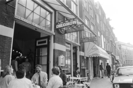 Opdracht Vrije Volk Oblomov in Reguliersdwarsstraat, Bestanddeelnr 933-9653