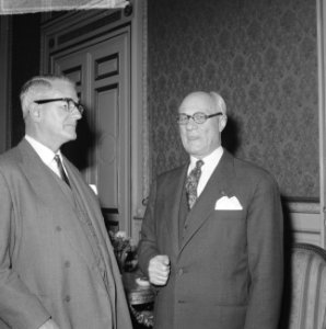 Opdracht Voorl Europese Gemeenschappen Receptie ontvangst Emile Roche, Bestanddeelnr 915-7245