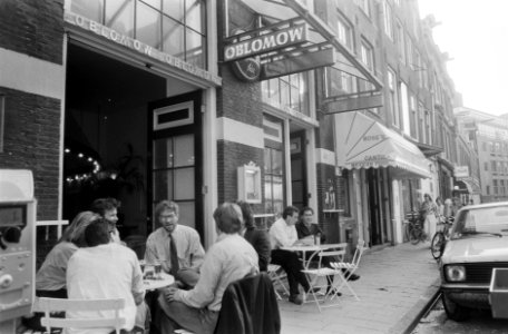 Opdracht Vrije Volk Oblomov in Reguliersdwarsstraat, Bestanddeelnr 933-9651