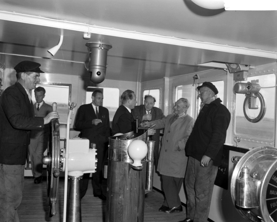 Opdracht Zaanlandse Scheepsbouw Maatschappij, proefvaart Lis Frelssen, Bestanddeelnr 913-9319