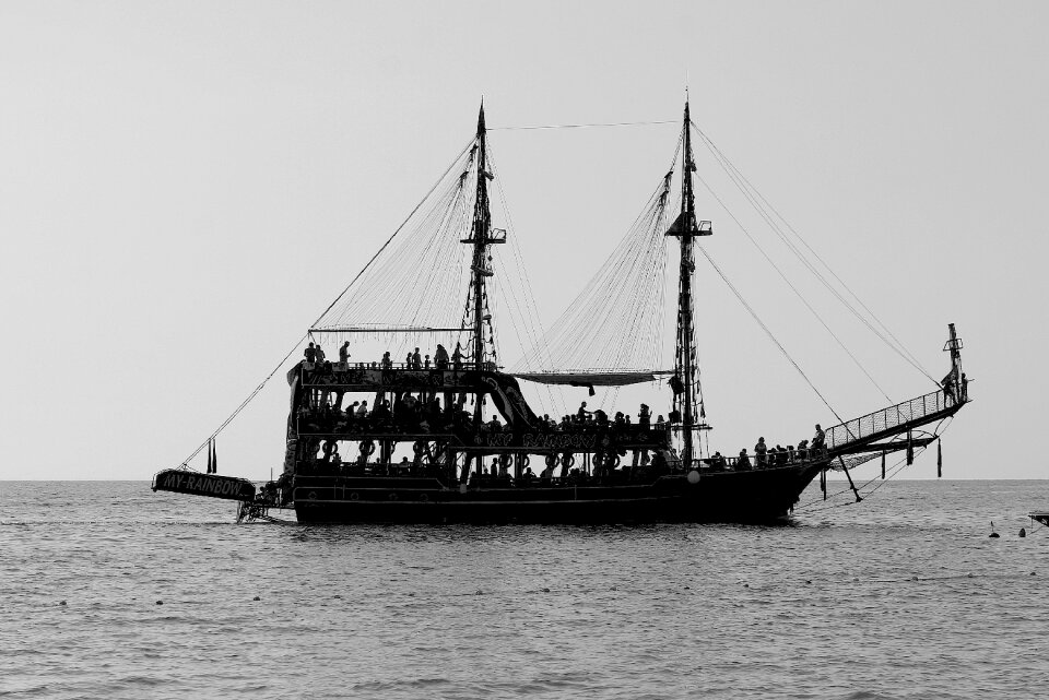 Tourism yacht summer