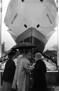 Opdracht Zaanlandse Scheepsbouw Mij tewaterlating Venti di Scirocco, Bestanddeelnr 924-2263