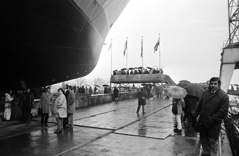 Opdracht Zaanlandse Scheepsbouw Mij tewaterlating Venti di Scirocco, Bestanddeelnr 924-2279