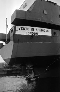 Opdracht Zaanlandse Scheepsbouw Mij tewaterlating Venti di Scirocco, Bestanddeelnr 924-2265