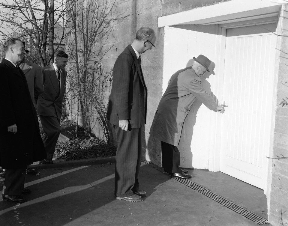Opening echovrije ruimte voor keel neus en oorkunde Wilhelmina Gasthuis Amsterda, Bestanddeelnr 908-1601