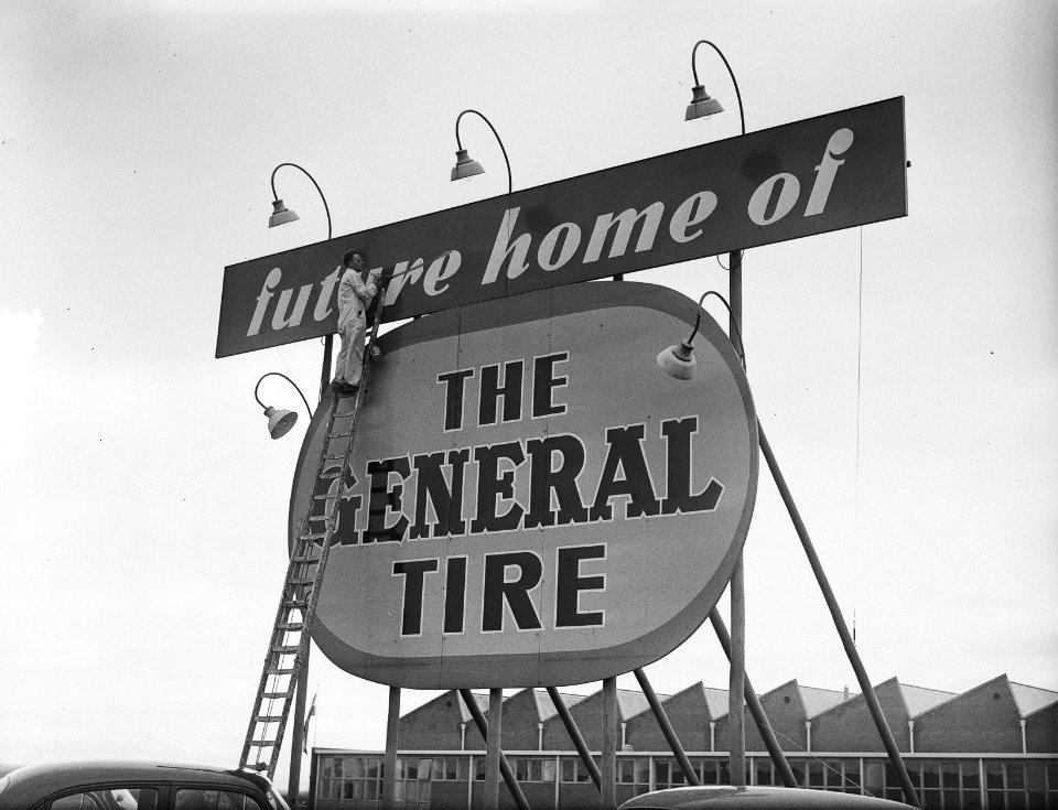 Opening General Tyre nieuwe bandenfabriek Amsterdam, Bestanddeelnr 906-7616