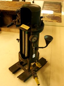 Opengewerkt model van een Stellar filter, Geniemuseum, Vught, foto 2