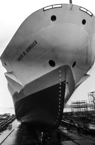 Opdracht Zaanlandse Scheepsbouw Mij tewaterlating Venti di Scirocco, Bestanddeelnr 924-2264