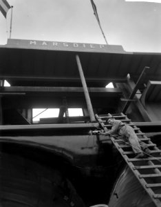 Opdracht Zaanlandse tewaterlating veerboot Marsdiep te Zaandam, Bestanddeelnr 915-1457 photo