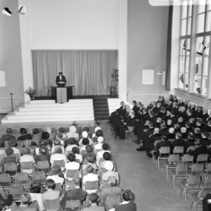Opening academisch jaar V.U. Amsterdam openbare zitting van senaat van de V.U., Bestanddeelnr 922-7914