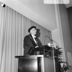 Opening academisch jaar V.U. Amsterdam openbare zitting van senaat van de V.U., Bestanddeelnr 922-7915