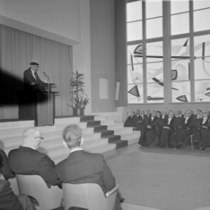 Opening academisch jaar V.U. Amsterdam openbare zitting van senaat van de V.U., Bestanddeelnr 922-7917