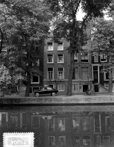 Opdrachten Rembrandt voor ansichtkaarten. Prinsengracht 987, Bestanddeelnr 907-8204