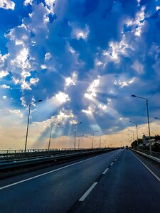 Clouds road turkey