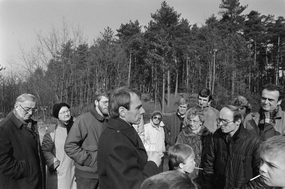 Open dag actie werknemers Staatsbosbeheer tegen plannen tot privatisering publi, Bestanddeelnr 933-9147