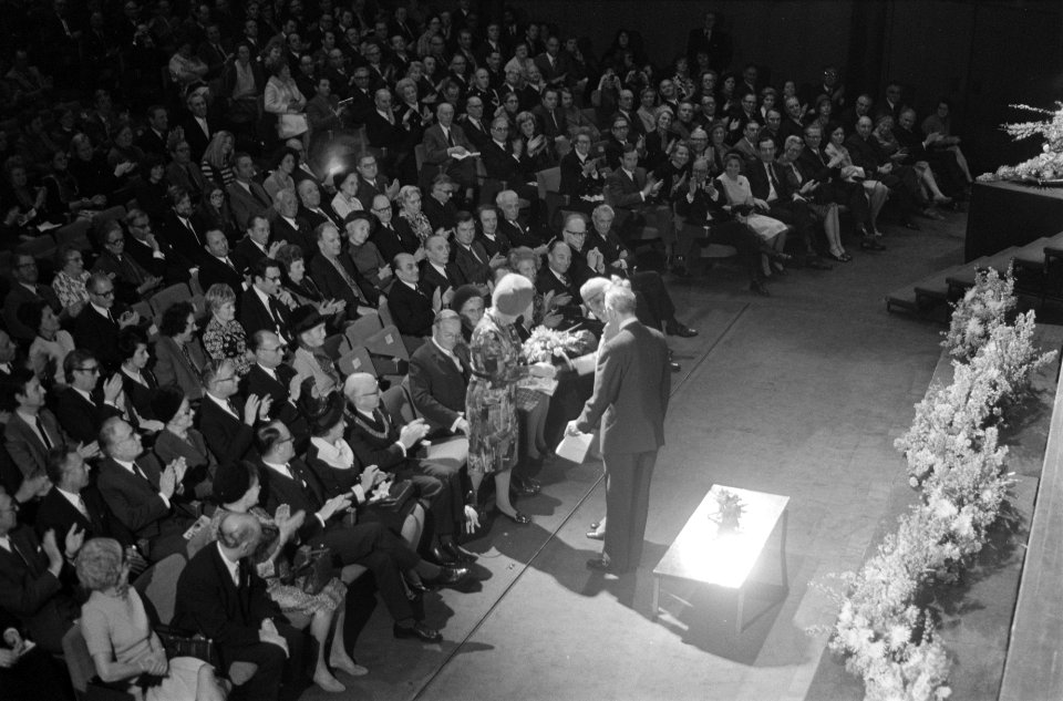 Opening Floriade in Amsterdam opening in Congresgebouw, Bestanddeelnr 925-4922