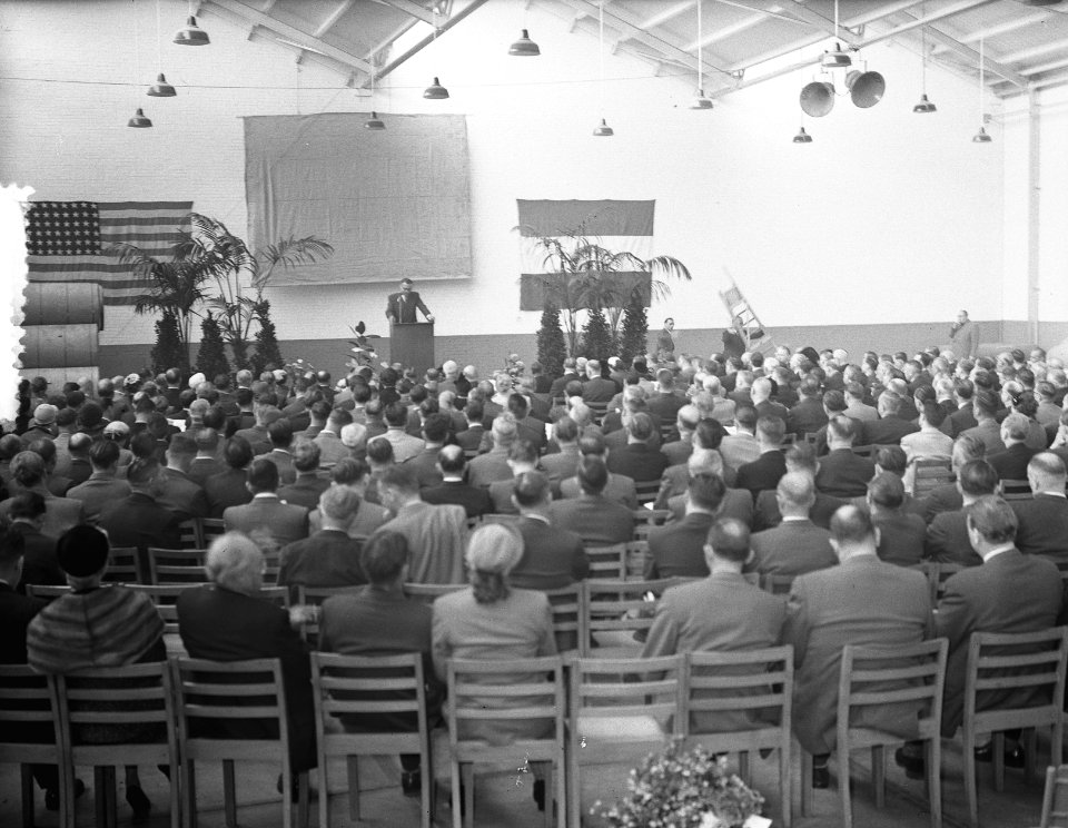 Opening General Tyre nieuwe bandenfabriek Amsterdam, Bestanddeelnr 906-7660