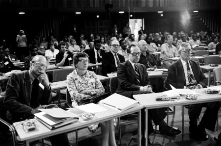 Opening conferentie Wereldraad van Kerken Noordwijkerhout Sjollema, Miss Jean Sl, Bestanddeelnr 930-8793
