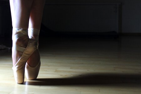 Dance performance foot photo