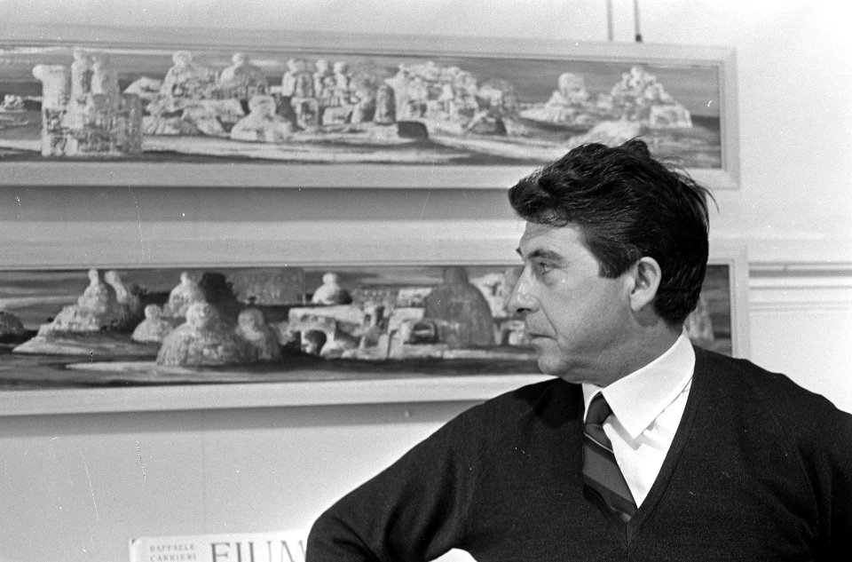 Opdracht Volkskrant, Salvatore Fiume (kop) (Italiaanse schilder), Bestanddeelnr 920-3064