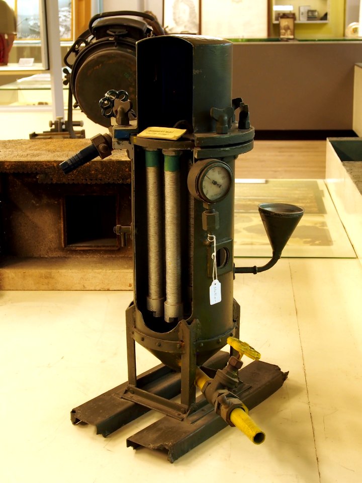 Opengewerkt model van een Stellar filter, Geniemuseum, Vught, foto 3