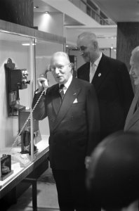 Opening 12e internationale tentoonstelling Firato door mr. Delprat, voorzitter v, Bestanddeelnr 912-8874