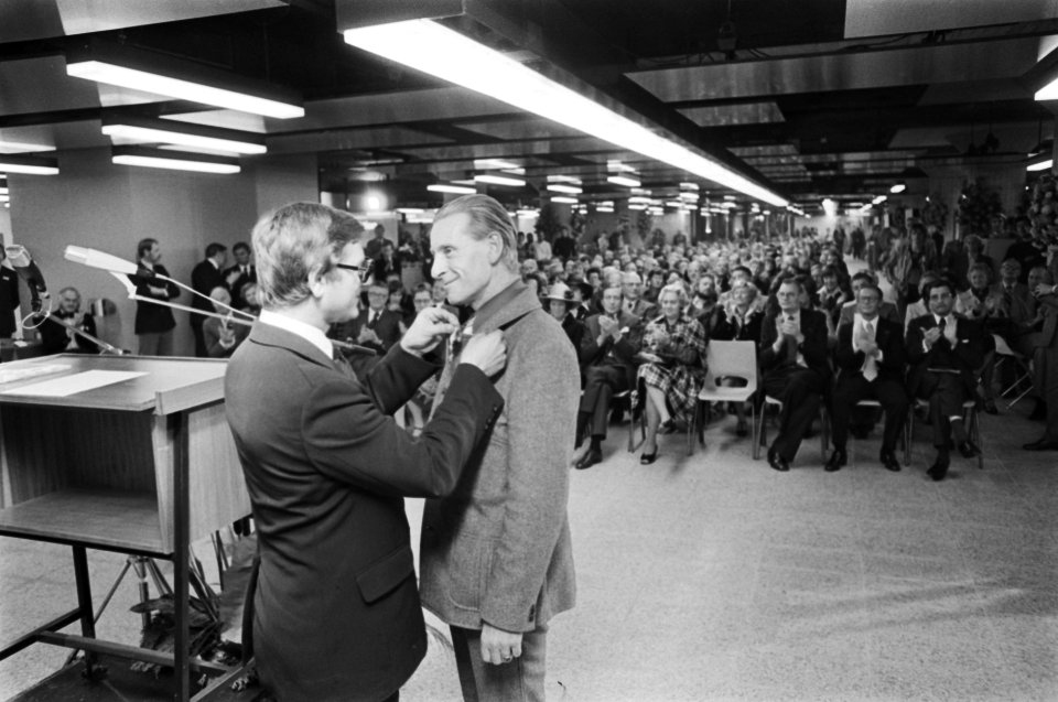 Opening Amsterdamse metro in aanwezigheid van Prinses Beatrix en Prins Claus , m, Bestanddeelnr 929-3912