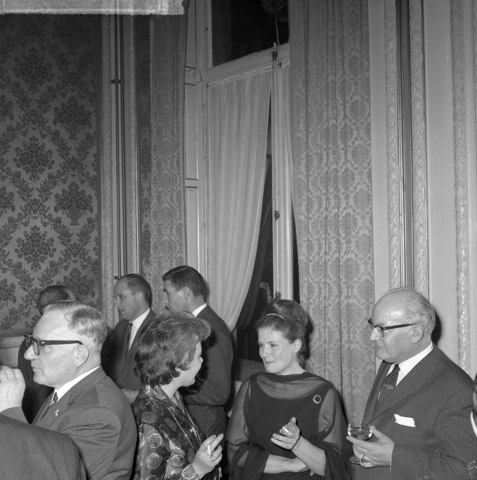 Opdracht Voorl Europese Gemeenschappen Receptie ontvangst Emile Roche, Bestanddeelnr 915-7242