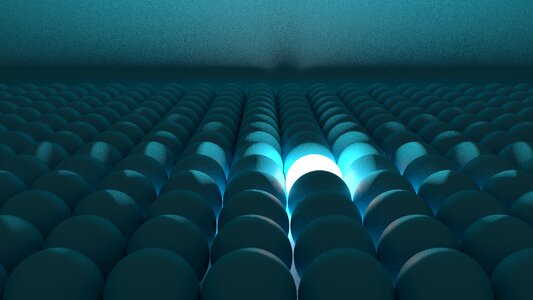 Environment blue background