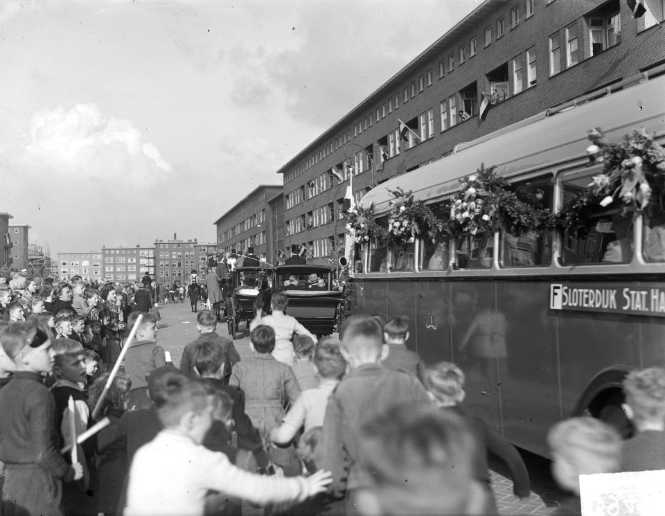 Opening buslijn F te Amsterdam, Bestanddeelnr 903-9430