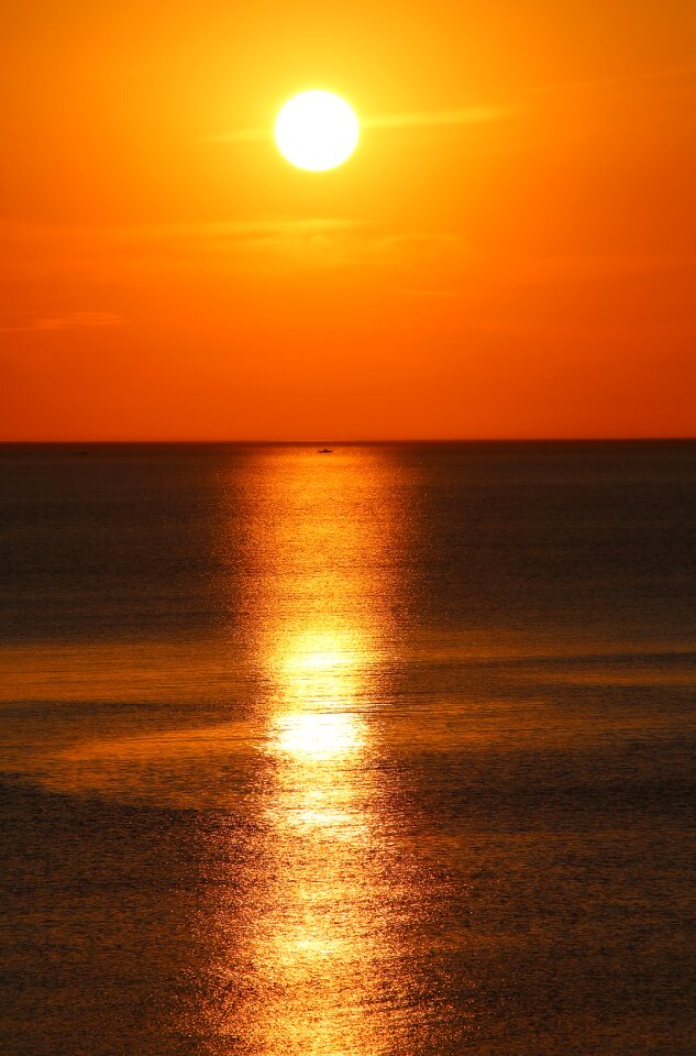 Sun rise light panorama