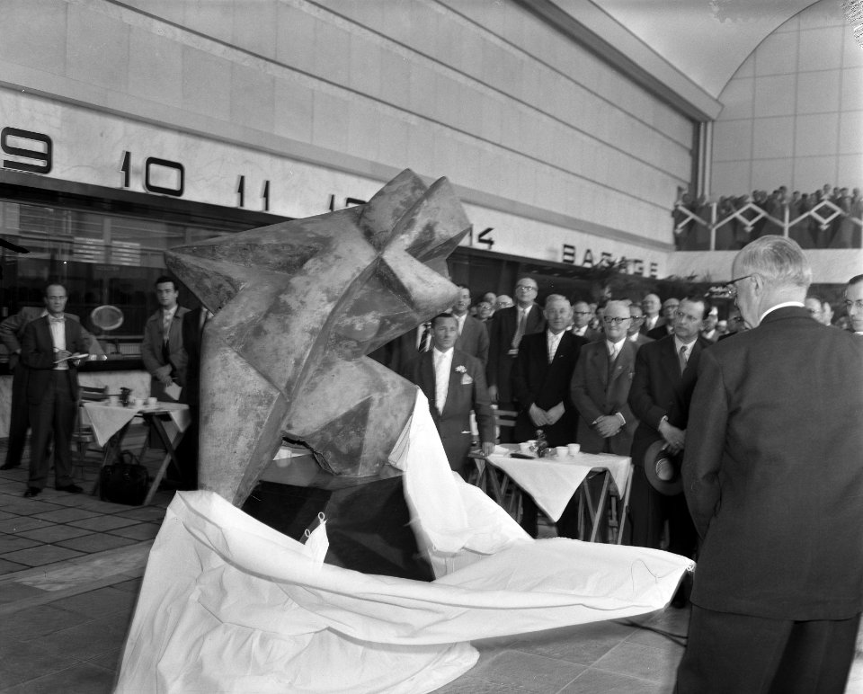 Opening Centraal Station in Rotterdam aangetast, Bestanddeelnr 908-6281