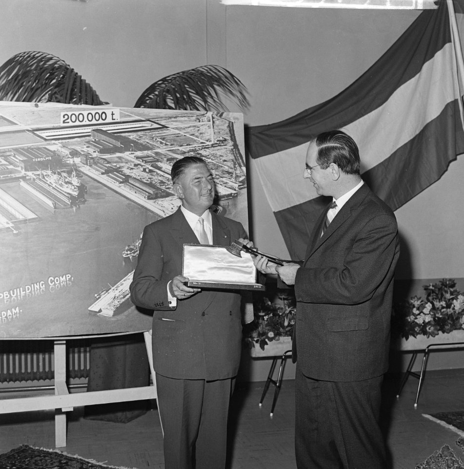 Opening 200000 ton metende dok bij Verolme (Rozenburg), Bestanddeelnr 913-9194