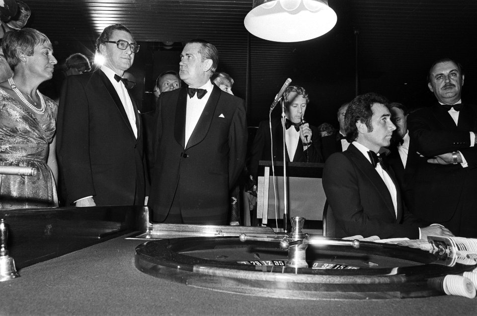 Opening Casino Zandvoort overzicht van het casino in bedrijf, Bestanddeelnr 928-8118