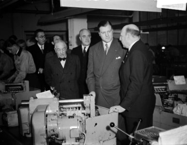 Opening Bonenfabriek Bofa Minister Van de Brink, Bestanddeelnr 903-8144