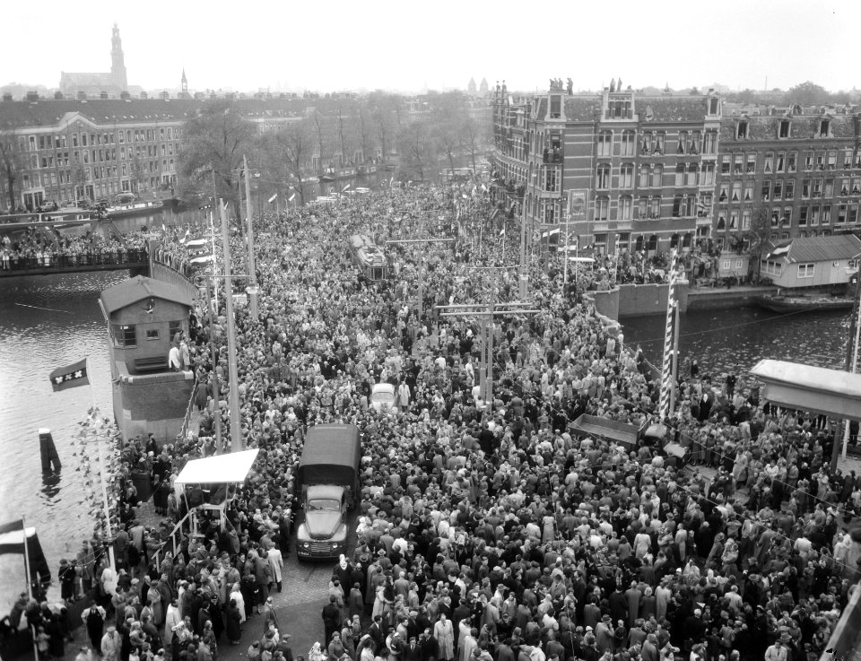 Opening brug Kattensloot Amsterdam, Bestanddeelnr 906-7938