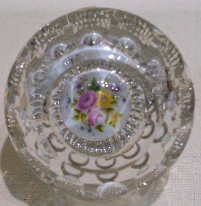 Paperweight by Cristallerie de Baccarat, France, c. 1850, glass - Currier Museum of Art - Manchester, NH - DSC07826