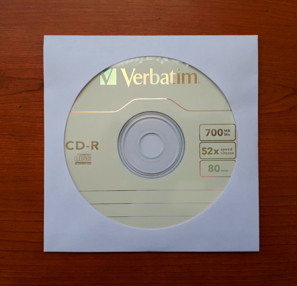 Paper sleeve with CD - A1