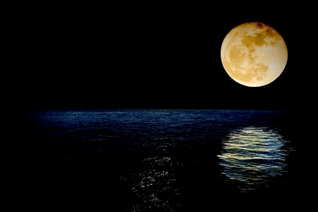 Sea reflection water