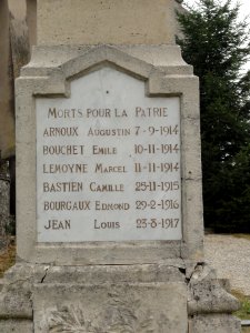 Parois (Clermont-en-Argonne, Meuse) monument aux morts (02)